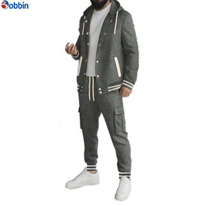 Tendance actuelle, survêtement de sport pour homme de haute qualité, veste et pantalon assortis, survêtement unisexe personnalisé, vêtements de sport vierges - Product Image 2