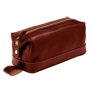 Medium Capacity Eco-Friendly PU Leather Travel Makeup Organizer Case Portable Large Cosmetic <b>Bags</b> Zipper Closure Strap for <b>Men</b> - Product Image 6