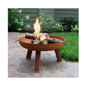 Brasero d'extérieur artisanal en fer, moderne et luxueux, artistique, unique, rustique, chaleureux, confortable, écologique et durable, pièce maîtresse pour patio et jardin - Product Image 3