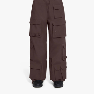 กางเกงวอร์มทรงขากว้างผ้าไนลอนสำหรับผู้ชายกันลมน้ำหนักเบากันลมสำหรับบุรุษกางเกงวอร์มสไตล์วินเทจออกแบบได้ตามต้องการ - Product Image 4