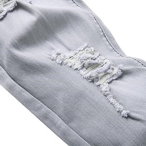 กางเกงยีนส์ฟิตเนสสำหรับผู้ชายชุดสตรีทแวร์แบบลำลองคุณภาพสูงออกแบบได้ตามที่ต้องการกางเกงยีนส์กลางแจ้งสำหรับผู้ชาย - Product Image 4