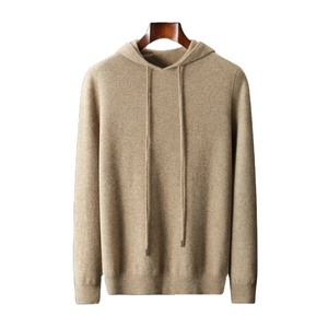 Sudadera con capucha de lana 100% para hombre, sudadera informal de gran tamaño, suéter de gama alta, Sudadera con capucha de otoño e invierno - Product Image 1