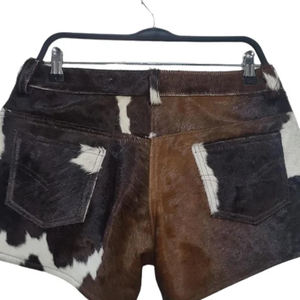 Nouveaux shorts en cuir naturel pour hommes, cuir de vache véritable, shorts décontractés, pantalon, design personnalisé, haute qualité, mode streetwear - Product Image 5
