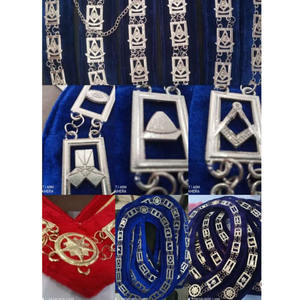 สินค้าเครื่องราชกกุธภัณฑ์สำหรับร้านค้าขายส่งของปลอกคอโซ่ดาวและเหรียญตราเงินเป็นเครื่องราชกกุธภัณฑ์ที่สูงที่สุดทำงานได้เรียบร้อยและสะอาด - Product Image 1