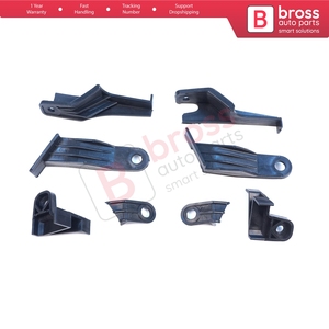 BHL506+BHL507 Headlight Holder Mount Repair <b>Bracket</b> Tab Set Left Right Side for Corolla MK11 4-Door Sedan 2014-2016 - Product Image 2
