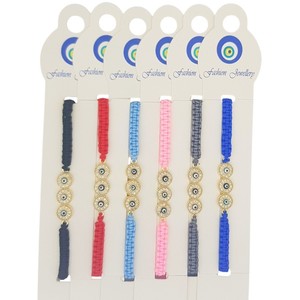 Pulsera de Hilo con Dijes de Ojo Turco - Product Image 2