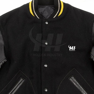 Veste Letterman en tissu chaud pour homme, coupe confortable, look tendance, en promotion - Product Image 4