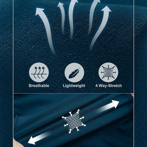 Pantalones cortos de golf personalizados para hombre con diseño transpirable y flexible OEM para regalo de marca al por menor que da eventos de fitness técnicas impresas - Product Image 5