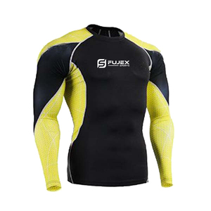 Personalizado Impreso Rash Guard Venta al por mayor Camisas de compresión Ropa deportiva Hombres Casual Diseño personalizado MMA Marcas personalizadas Mma - Product Image 2