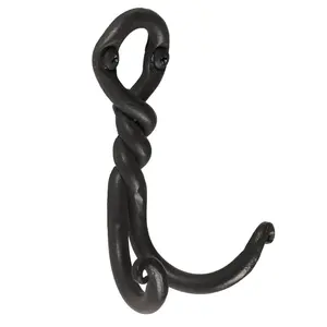 Top Quality <b>Hand</b> Forged Iron <b>Metal</b> Decorative Mounted Wall Hook Handmade Horse <b>Metal</b> Antique Decorative Coat Wall Hooks - Product Image 2