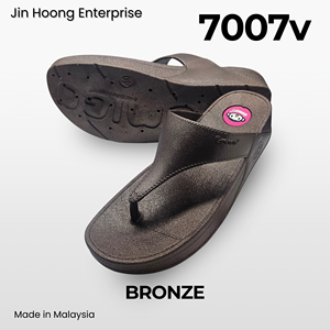 @migo Sandalias Flip-Flop para Mujer 7007v Gris Claro, Cómodas, Ligeras, con Suela Gruesa Antideslizante, Resistentes al Agua, Tacón de 4cm, Hechas en Malasia - Product Image 5