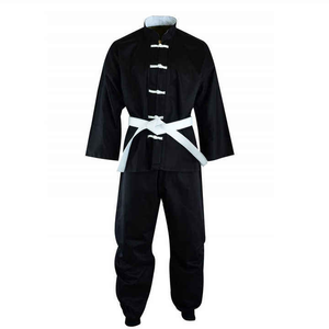 Vêtements d'arts martiaux, kimono de jiu-jitsu, uniforme de wushu, manches longues, service OEM, couleur unie, costume de kung-fu de qualité supérieure, extensible pour adultes - Product Image 5