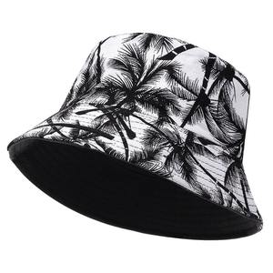 Cocotier motif seau chapeau loisirs personnels seau chapeau hommes femmes voyage protection solaire chapeau de soleil - Product Image 2