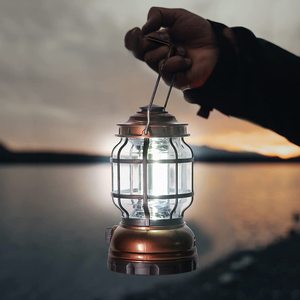 Lanterne de <span class=keywords><strong>Camping</strong></span> rétro Portable en plein air COB, lampe d'urgence Rechargeable par USB, Torches de tente Portable - Product Image 2