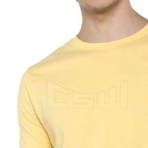 เสื้อยืดแขนสั้นสำหรับผู้ชายเสื้อยืดคอกลมสีทึบสำหรับ2025 - Product Image 5
