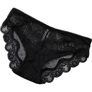 Customized Laser Cut Ladies Bikini Panties Ice <b>Silk</b> Seamless Panties Wave Cut Sin <b>Women's</b> Panties - Product Image 4