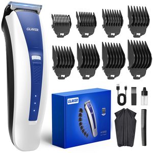 Kit de tondeuse à cheveux sans fil professionnelle 2-en-1 pour la coupe de la barbe et des moustaches, 10 embouts détachables, moteur turbo pour une coupe polyvalente - Product Image 2