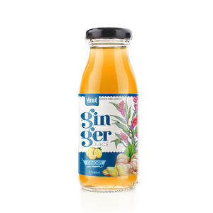 Jus de fruit au gingembre de 180ml avec ananas en bouteille en verre avec marque privée OEM fabrication de boissons Vietnam faible en gras échantillon gratuit - Product Image 1