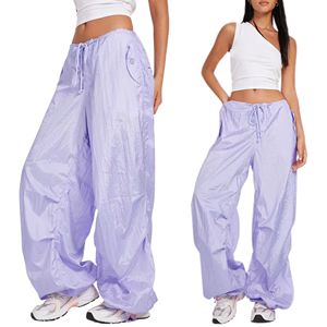 Pantalones antiarrugas de cintura alta transpirables personalizables TAMAÑO DE EE. UU. pantalones casuales multicolores vibrantes estilo frontal plano para el verano - Product Image 5