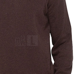 เสื้อสเวตเชิ้ตผู้ชายคุณภาพสูง ปักโลโก้ได้ตามต้องการ ดีไซน์ใหม่มาแรง ผ้าฝ้ายแท้ 100% เสื้อกันหนาวแบบเรียบง่าย - Product Image 5