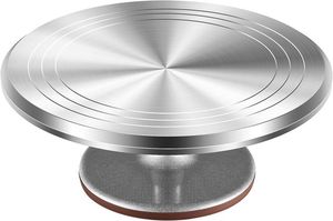 Elegant Gold Finished Large Round Metal Cake Stand for Wedding and Events Cakes Serving Use <b>resin</b> epoxy <b>mold</b> - Product Image 3