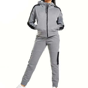 Ropa deportiva de alta calidad, chándal de moda para mujer, ropa deportiva 100% de algodón, ropa informal de lana, chándales de mujer más vendidos - Product Image 1