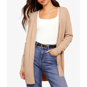 เสื้อคาร์ดิแกนนุ่มใส่สบายของผู้หญิงผ้าบางประเทศผู้จำหน่ายสินค้าคุณภาพสูงมีหลายสีและขนาดสำหรับฤดูหนาว - Product Image 2