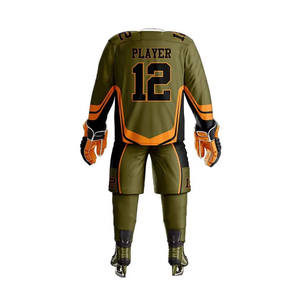 Meilleur design, maillots de hockey sublimés légers, service OEM, uniforme de hockey sur glace à prix raisonnable - Product Image 3