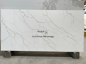 Juntas duraderas de alta calidad, resistencia a golpes ausentes, armario de cocina residencial para apartamento, losa de piedra de cuarzo Artificial blanca superior - Product Image 3