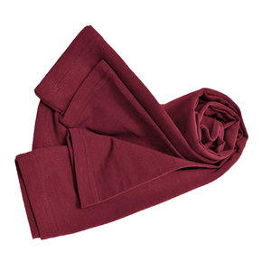 Women's V-Neck Long Sleeve Scrub <b>Top</b> <b>Maroon</b> Knitted Spandex/Polyester Jersey Fabric Seamless Fusing Hospital Uniform Blouse - Product Image 4