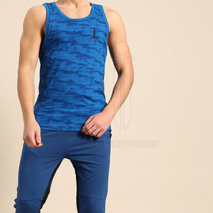 Débardeur en tissu respirant de haute qualité hommes débardeur d'exercice de gymnastique vente directe d'usine débardeur - Product Image 2