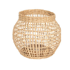 Nouveau design lanterne en jonc de mer vintage avec bougeoir pour la décoration intérieure lanterne en jonc de mer bon marché vente en gros du Vietnam - Product Image 3