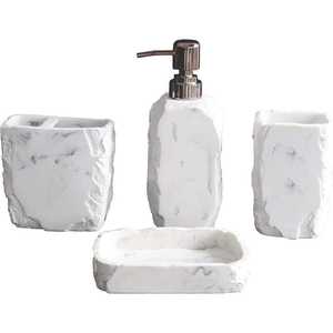 Ensemble de salle de bain 4 pièces en résine de luxe fait à la main d'Inde Modèle d'ange durable - Product Image 2