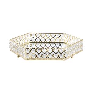 Prix de gros Plateau de service en bois de luxe fabriqué à la main Plateaux de service en métal fait à la main indien Cuisine Utilisation de mariage Fabricant - Product Image 5