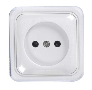 Base per presa a montaggio superficiale Alfa bianca (Simon MS136707) - Product Image 1
