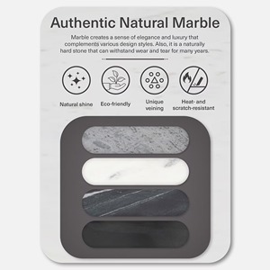 Table à manger de luxe 4 places travertin-beige naturel | Bois de manguier massif Designs pour la salle à manger moderne - Product Image 5