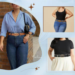 Cinturón de Cuero para Mujer con Acabado Premium y Diseño de Bordes Suaves, Construcción Duradera y Hebilla Clásica - Product Image 5