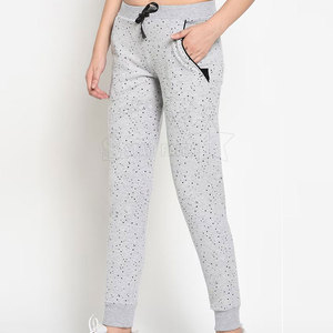 Pantalones informales OEM para mujer, mezcla de algodón, ajuste relajante con cintura elástica, pantalones cómodos, pantalones informales elegantes para mujer - Product Image 3