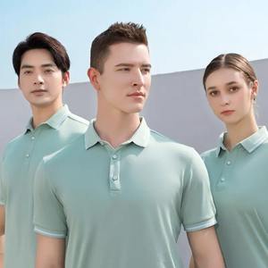 Camisetas de polo de algodón con estampado bordado y logotipo personalizado para hombre, polos de golf lisos de estilo informal con botones, camiseta Polo de talla grande para hombre - Product Image 4