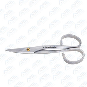 Ciseaux à cuticules professionnels en acier inoxydable, outil de manucure, coupe-ongles, éliminateur de peaux mortes, écologique, pour les ongles des doigts et des orteils - Product Image 6