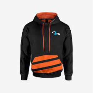 Sudaderas con Capucha para Mujer, Tejidas, Transpirables, Ecológicas, con Diseño Tie-Dye, Logotipo Personalizado con Cremallera, Tejido de Poliéster/Algodón - Product Image 1