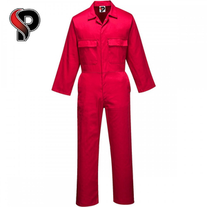 Factory Price Men's Zip Front Long Sleeve Cotton Work Mechanic Coveralls <b>Boiler</b> <b>Suit</b> Full Safety Overall <b>Disposable</b> PPE Made - Product Image 3