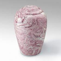 Urne en marbre de culture grecque, Urnes en pierre de marbre naturel pour cendres, Urnes rondes en marbre