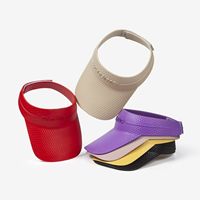 Casquette de soleil unisexe d'été en EVA, protection UV, respirante et imperméable, visière de protection faciale pour l'extérieur, noire, visière DIY