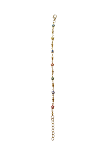 Bracelet en acier inoxydable plaqué pierres de zircon imitation perle DAFNI BIG PAZAR - Cadeau tendance fabriqué à Istanbul - Product Image 5