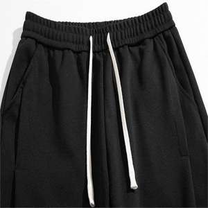 Nouveau pantalon de sport à jambes larges et ample décontracté pantalon de survêtement en tricot de polyester pour hommes pantalons pour hommes - Product Image 5