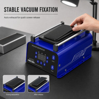 Séparateur d'écran de smartphone avec intégration chauffante et sous vide, maintien stable et évacuation rapide pour le travail sur le verre de protection