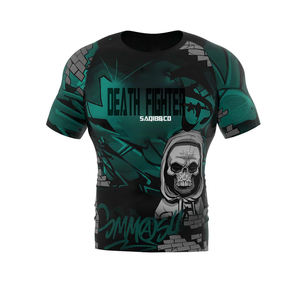 New <b>Rashguard</b> Rash Guard Long Sleeve Men Sportswear Arrival Custom Design Sublimation <b>Rashguard</b> MMA <b>Rashguard</b> <b>BJJ</b> Rashgaurd - Product Image 3