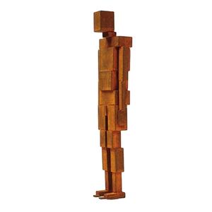Statue abstraite de décoration de place en acier corten durable avec technique de soudure par <span class=keywords><strong>Antony</strong></span> Gormley - Product Image 5