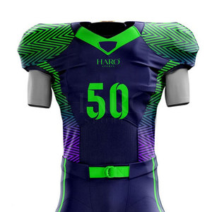 Uniforme de football américain respirant avec ceinture élastique, tissu durable et doux conçu pour un confort amélioré sur le terrain - Product Image 4